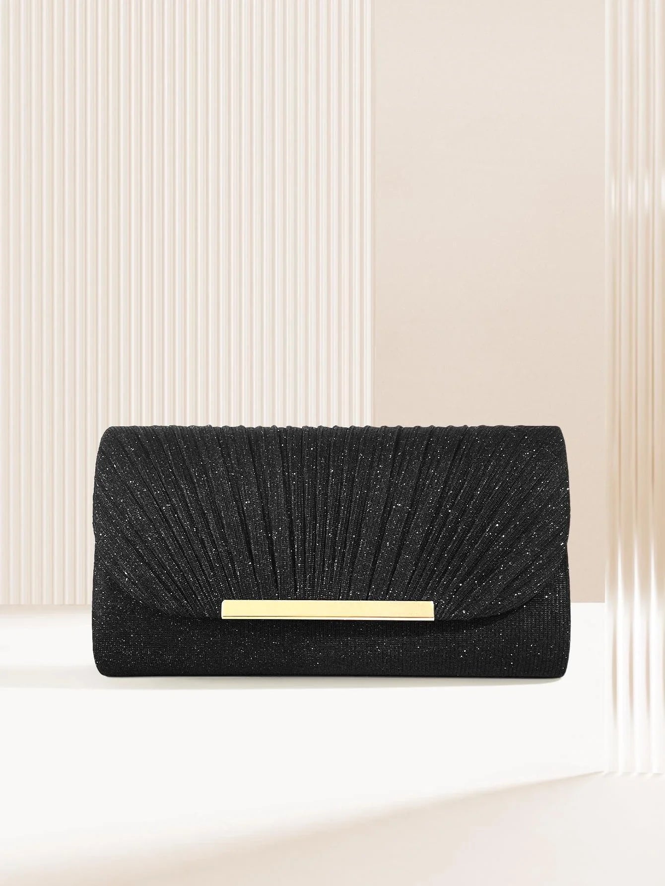 Radiance Ruched Clutch