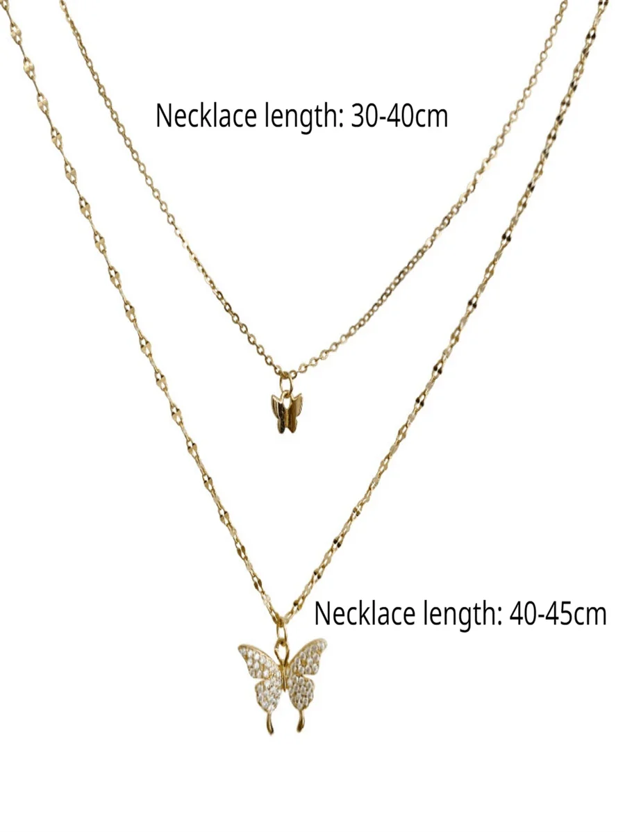 AVA BUTTERFLY NECKLACE SET