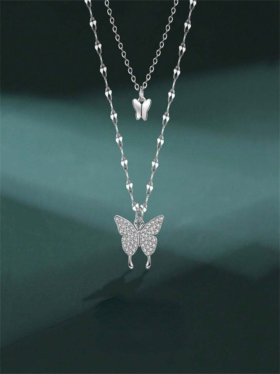 AVA BUTTERFLY NECKLACE SET