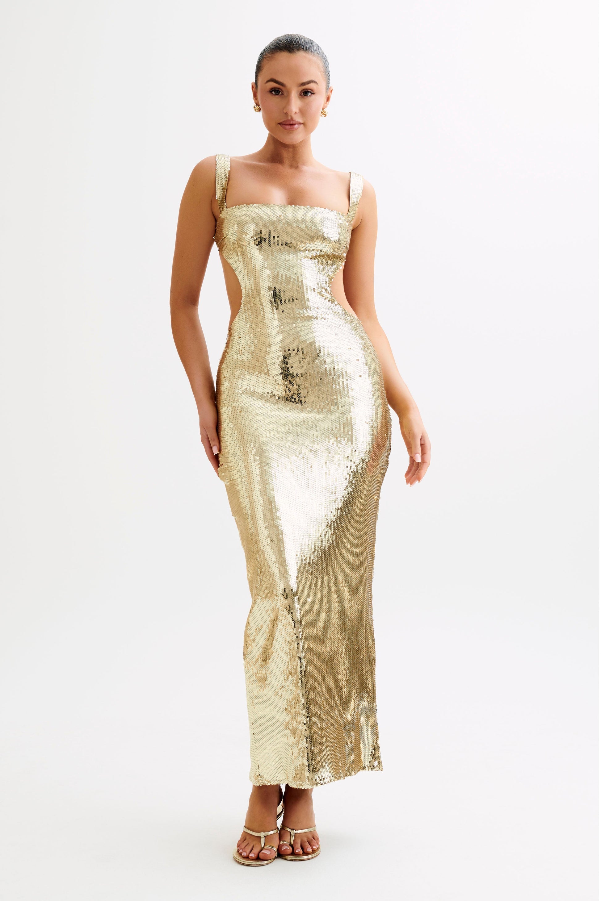 ERIS MAXI DRESS - GOLD