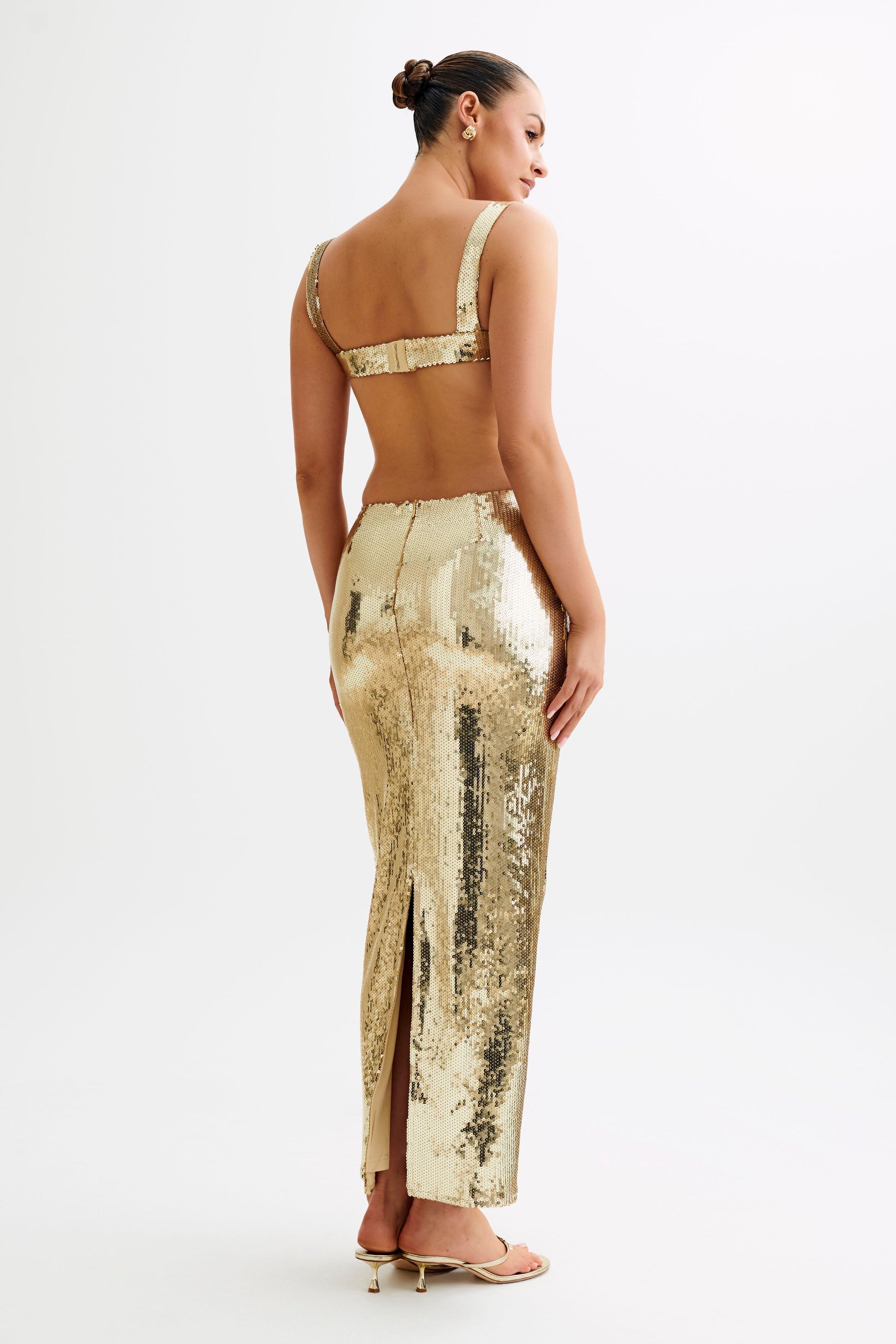 ERIS MAXI DRESS - GOLD