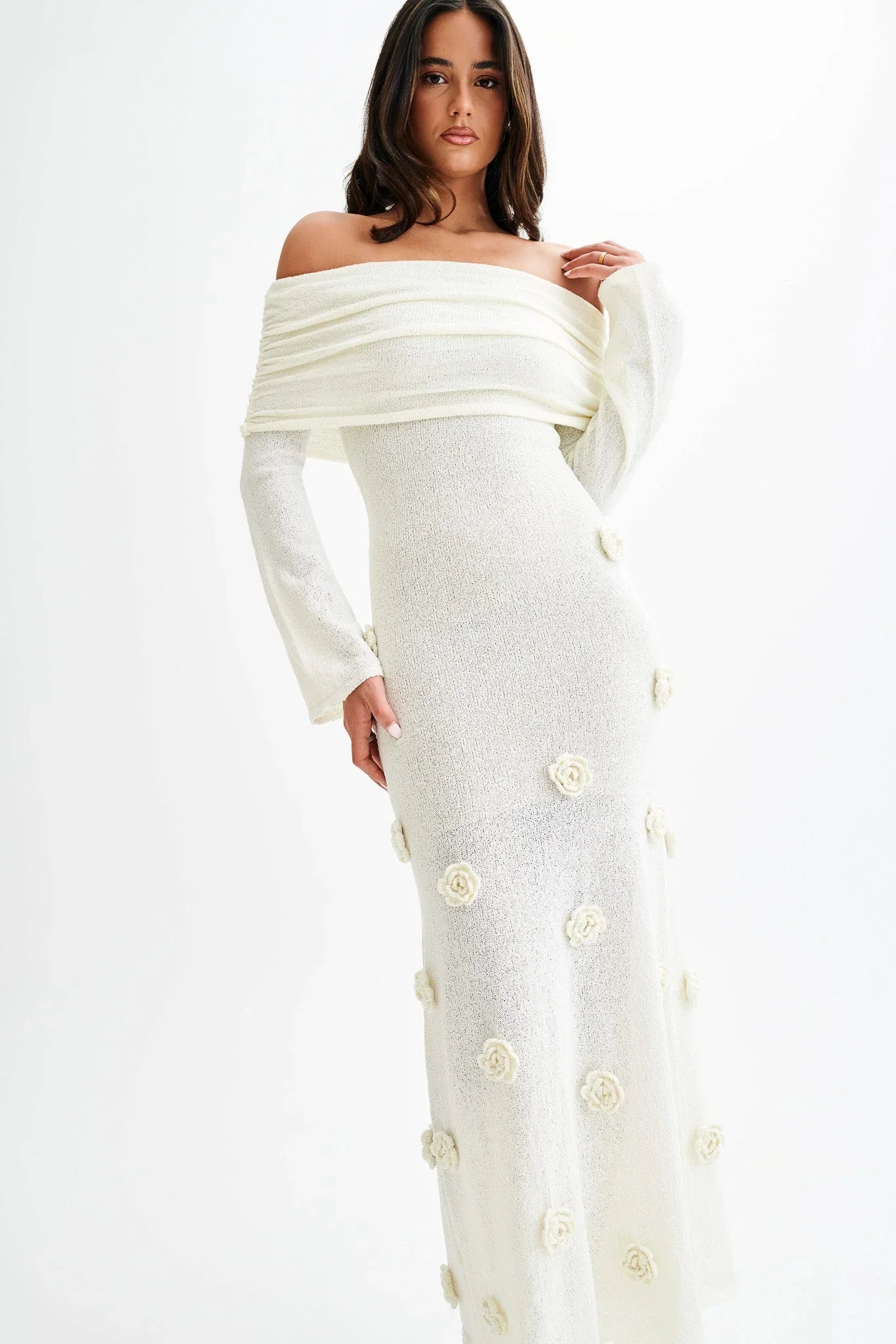 VICTORIA MAXI DRESS - IVORY