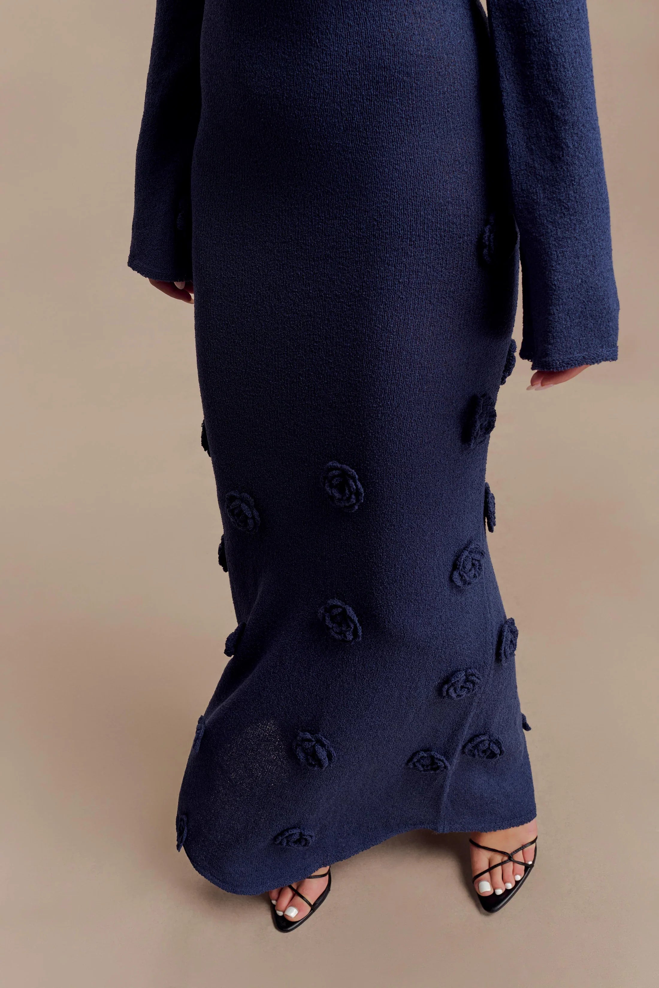 VICTORIA MAXI DRESS - NAVY