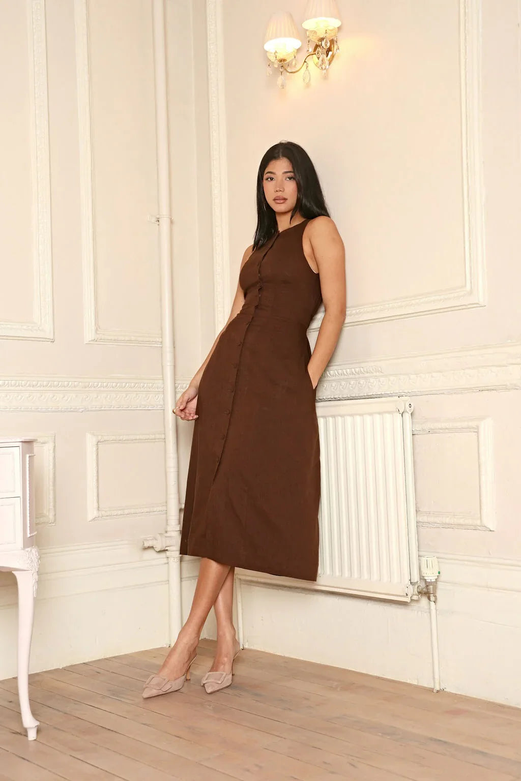 LOTTIE MIDI DRESS