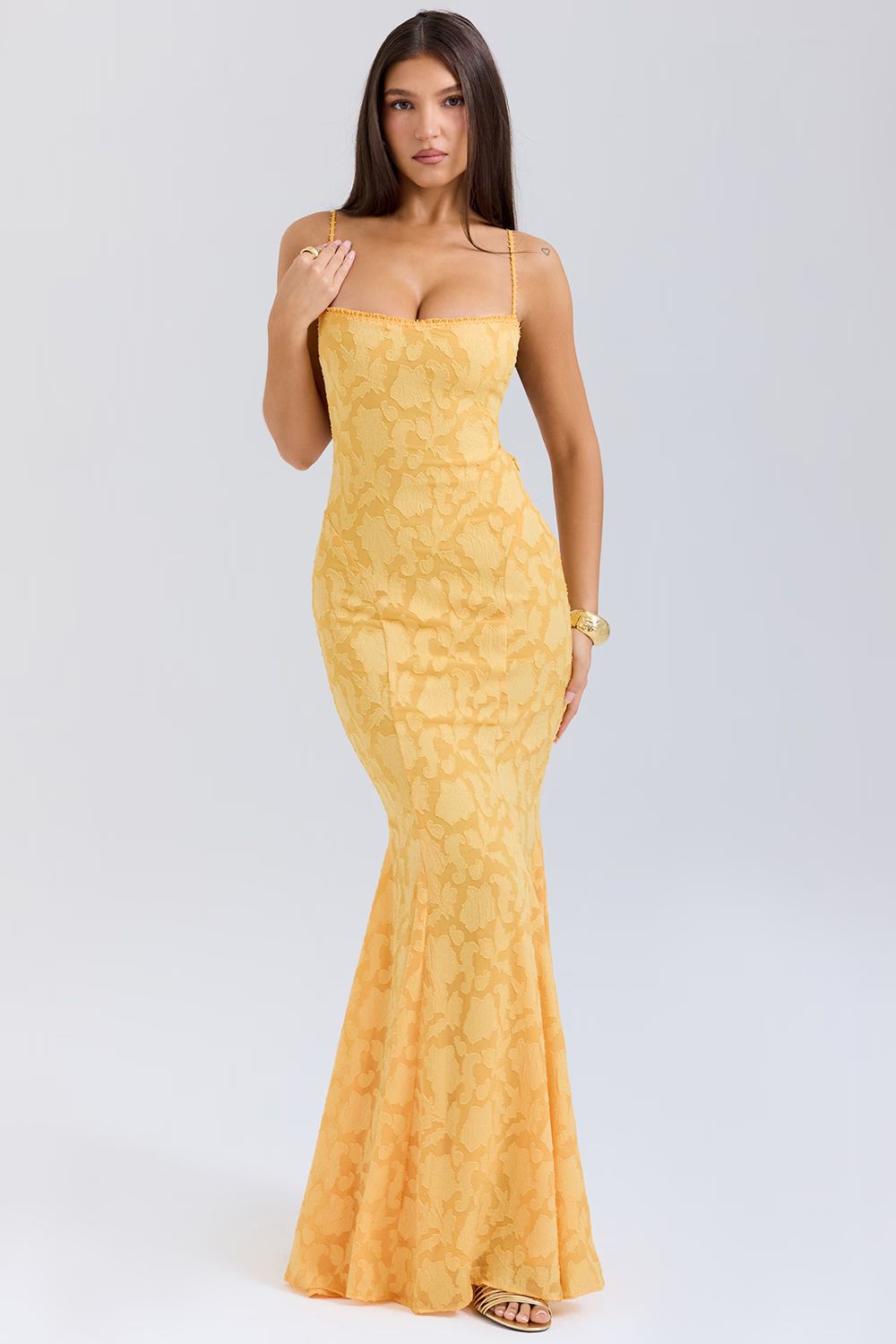 JUNIPER MAXI DRESS - APRICOT