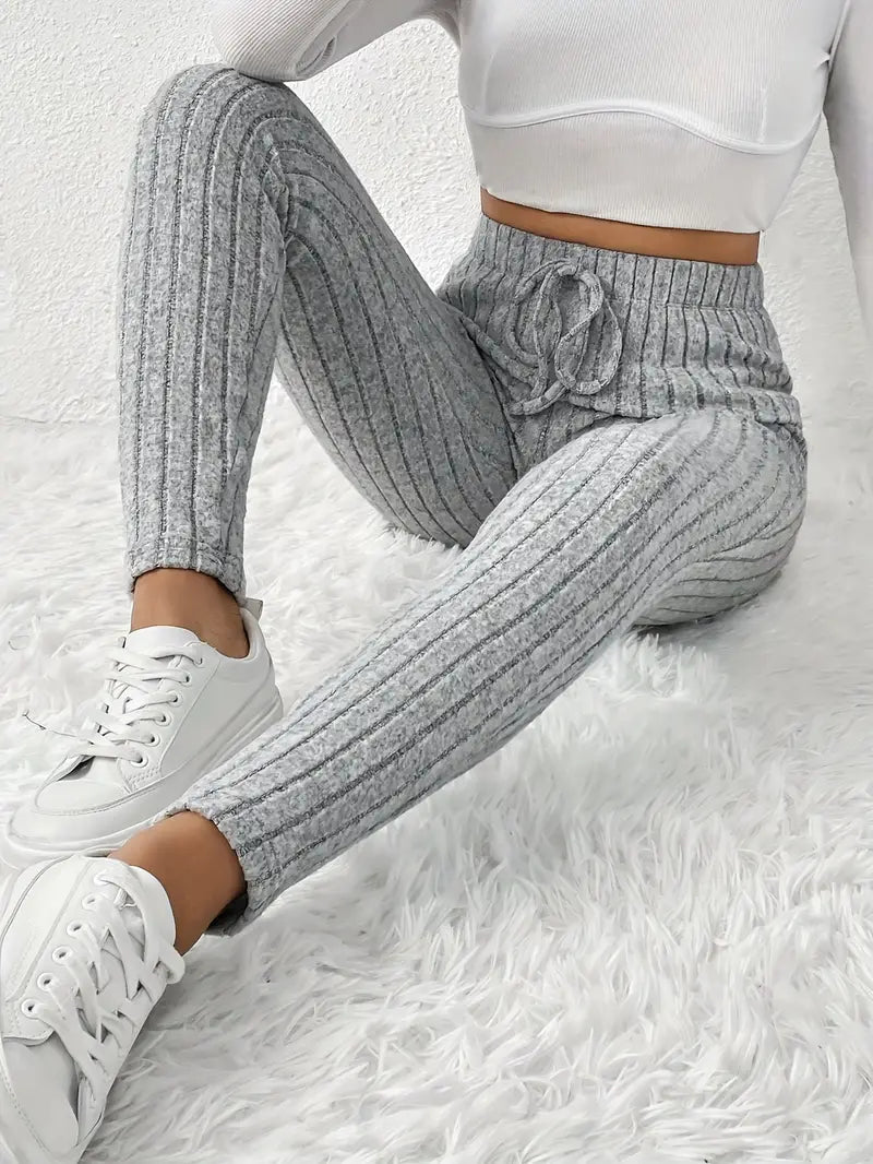 VERA RIBBED LEGGINGS