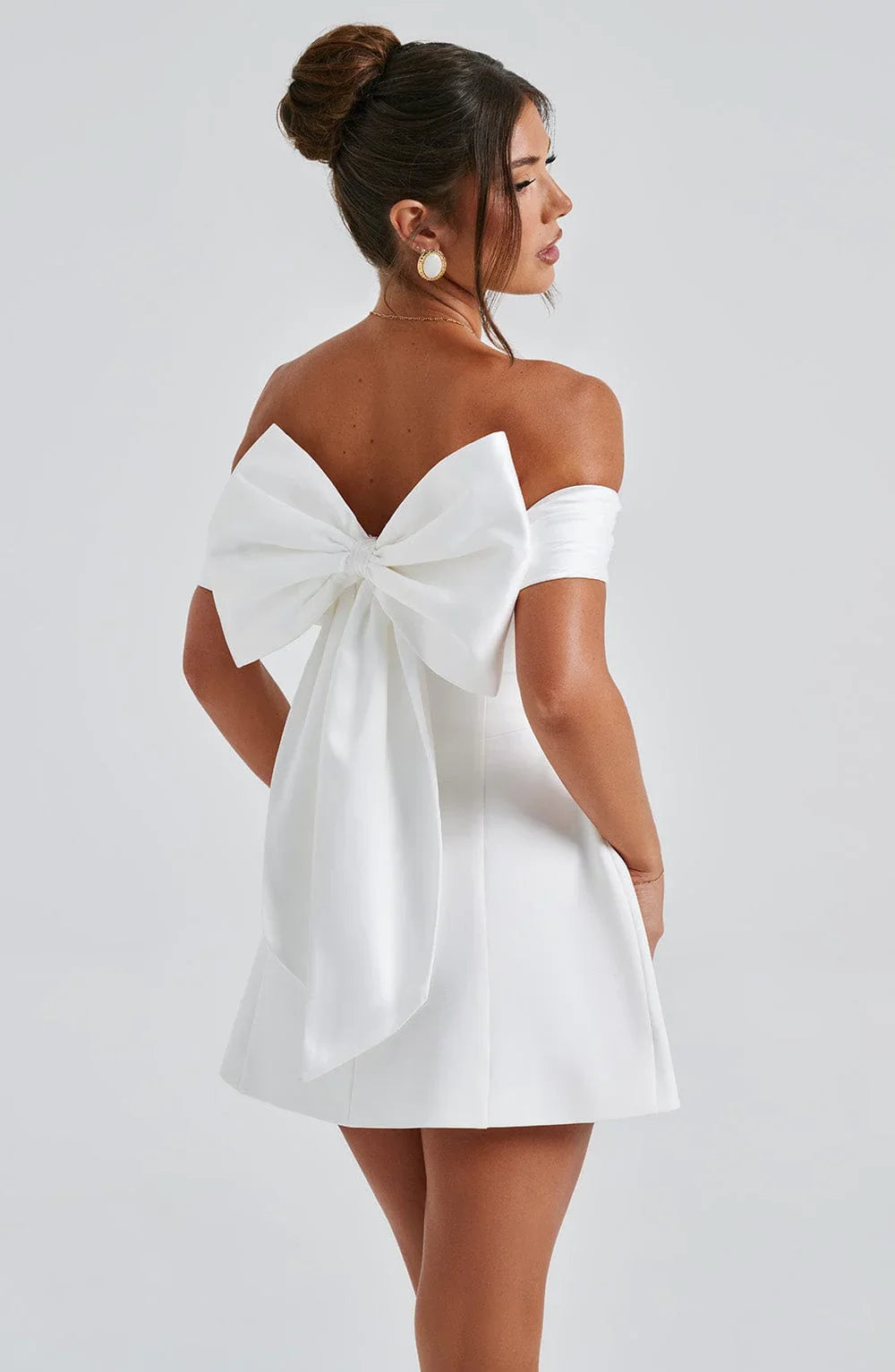 NOIR MINI DRESS - IVORY