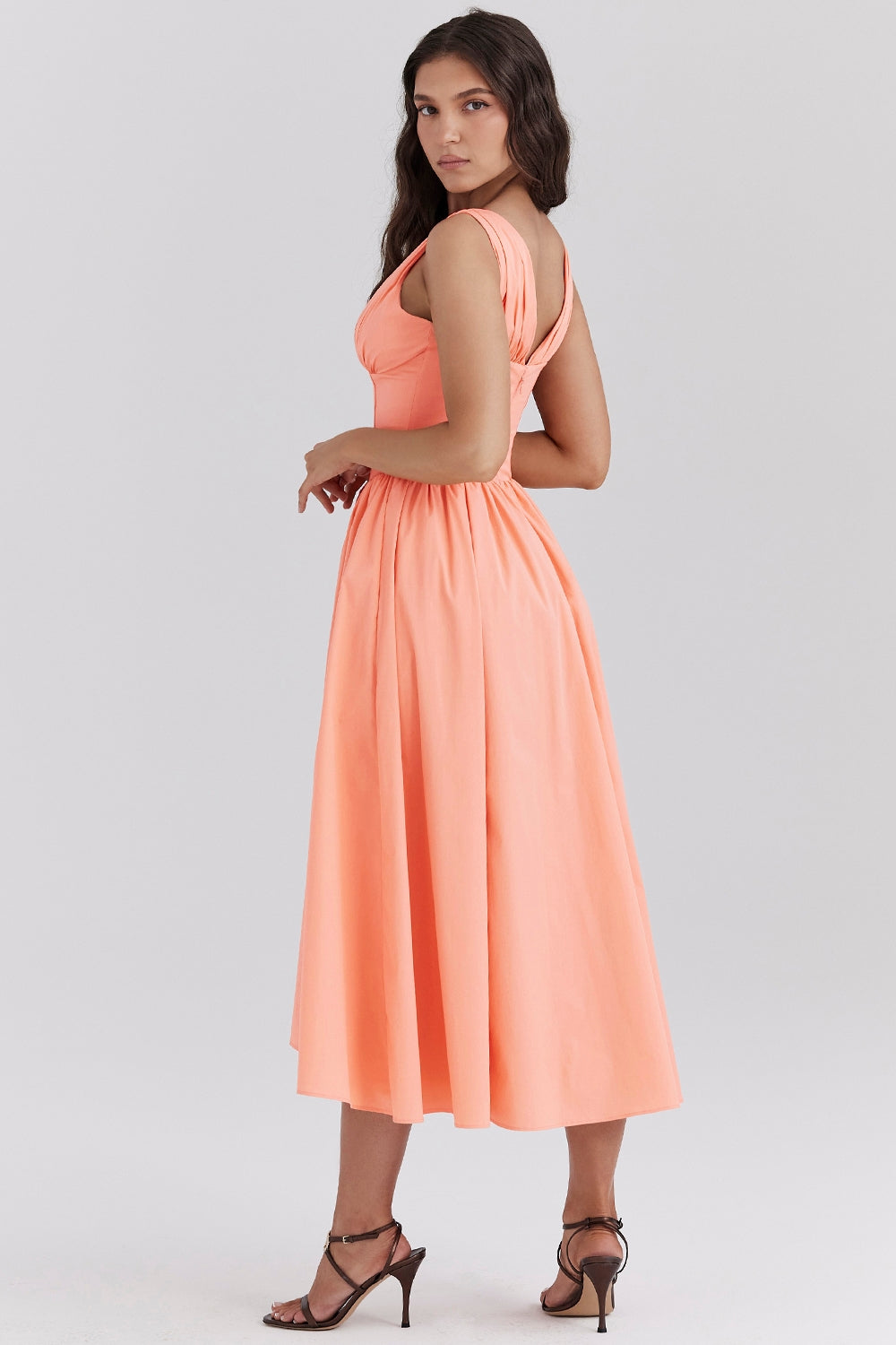 CRYSTAL MIDI DRESS - SORBET