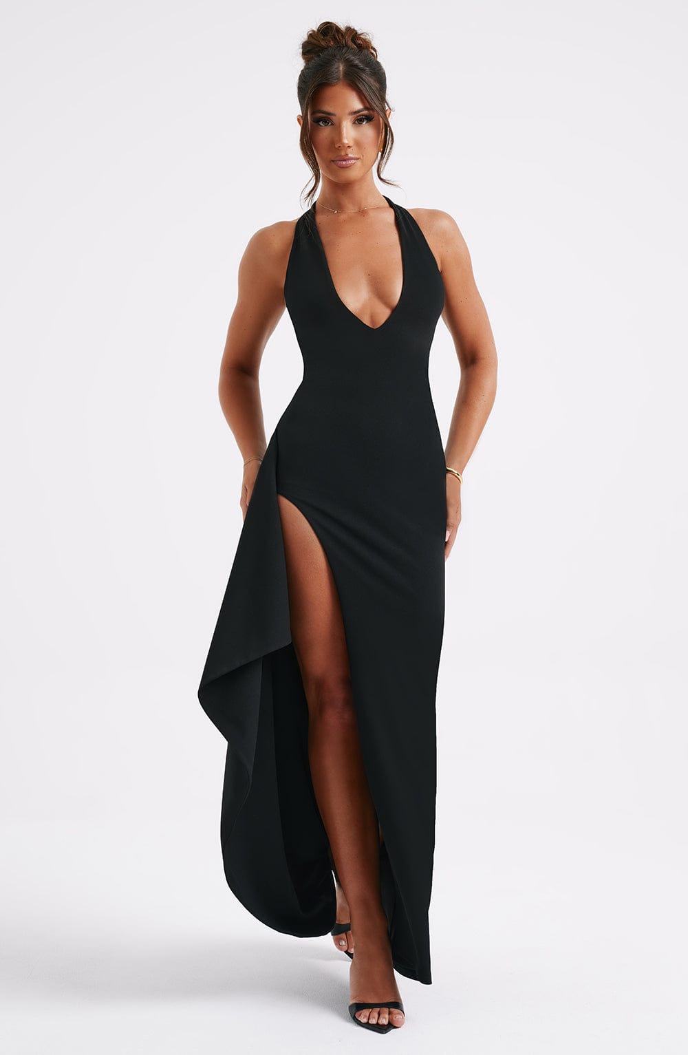 AURORA V NECK MAXI DRESS