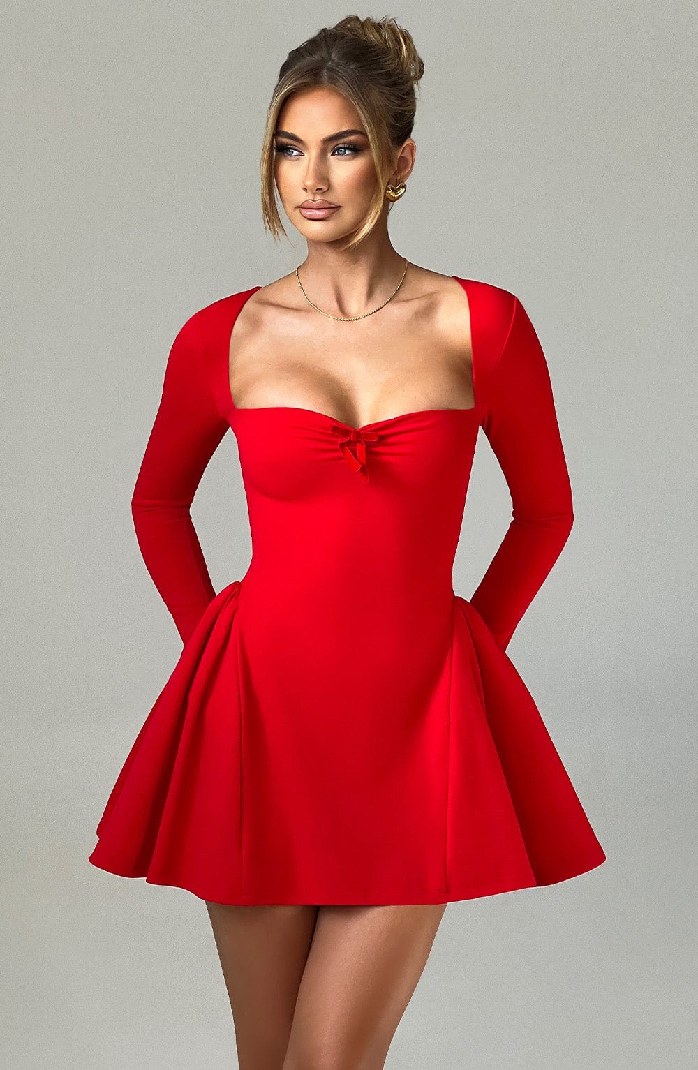 VEGA MINI DRESS - RED