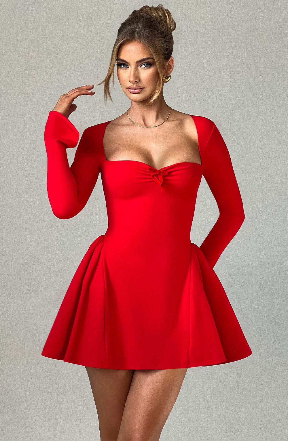 VEGA MINI DRESS - RED