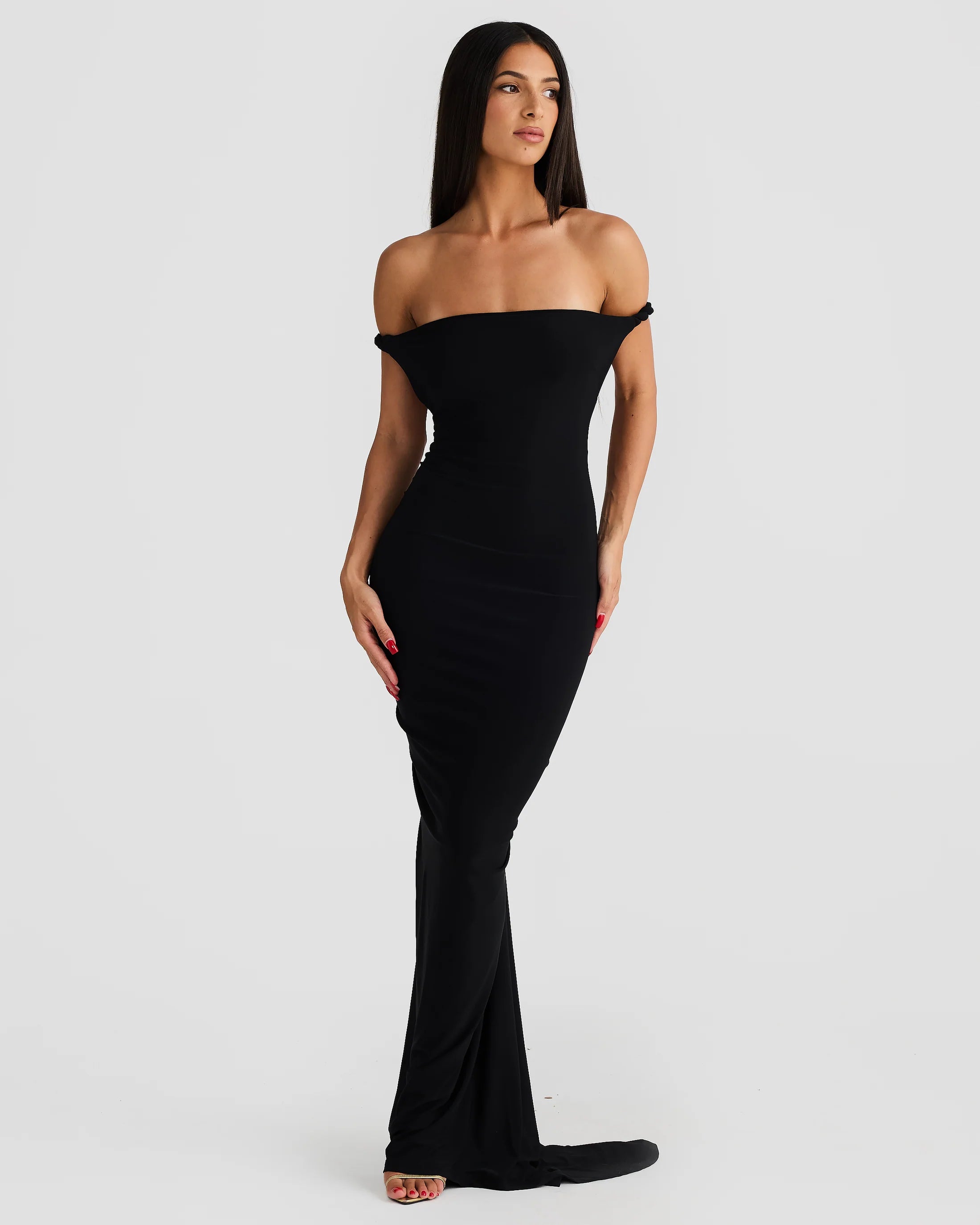 MELANI MAXI DRESS - BLACK