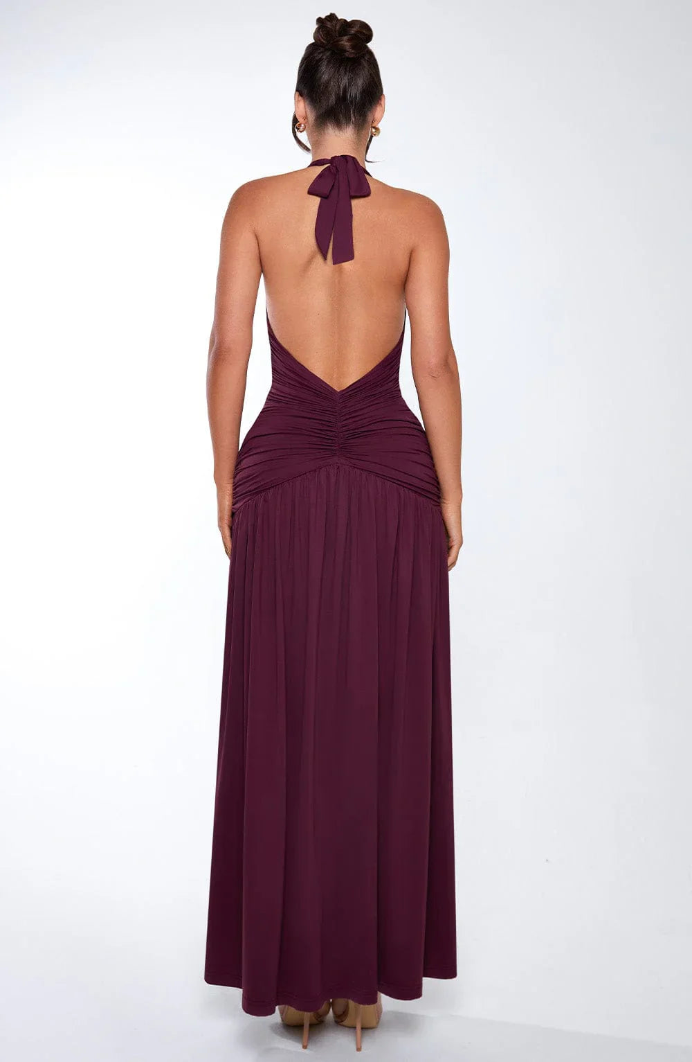 ALICIA MAXI DRESS - WINE