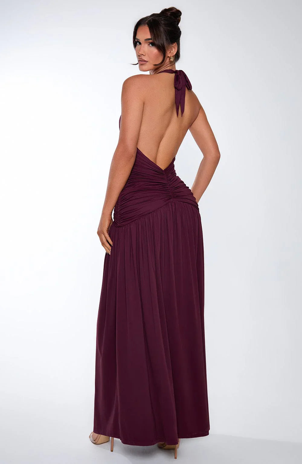 ALICIA MAXI DRESS - WINE