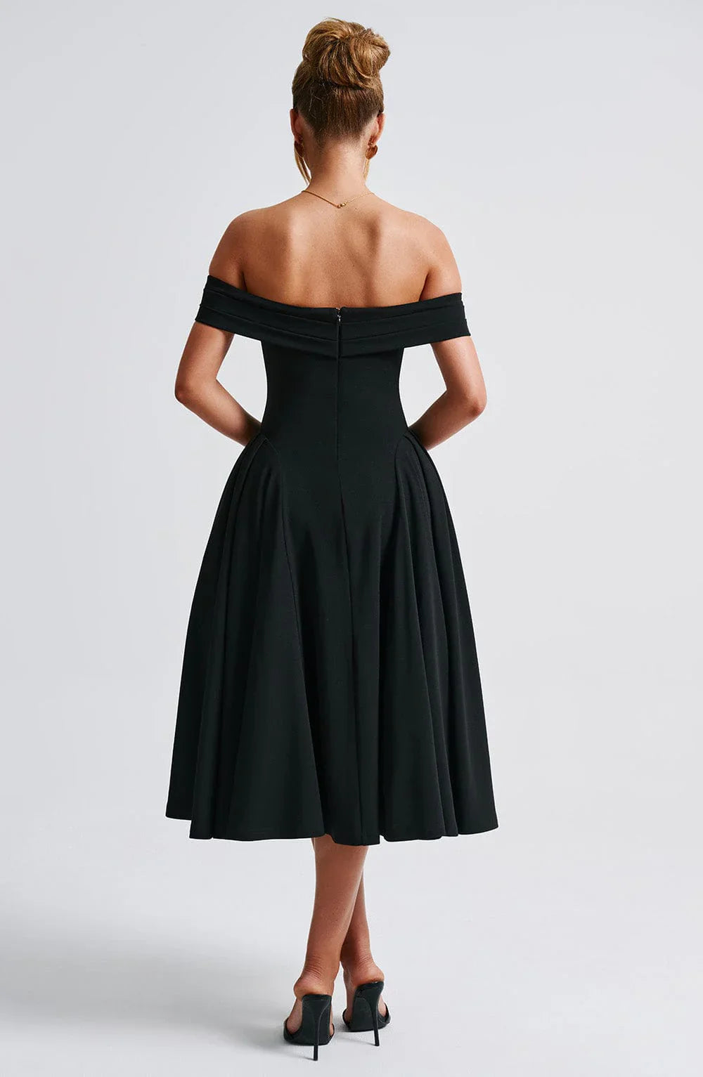 BENNET MIDI DRESS - BLACK