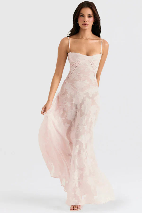 MYA MAXI DRESS - BLUSH