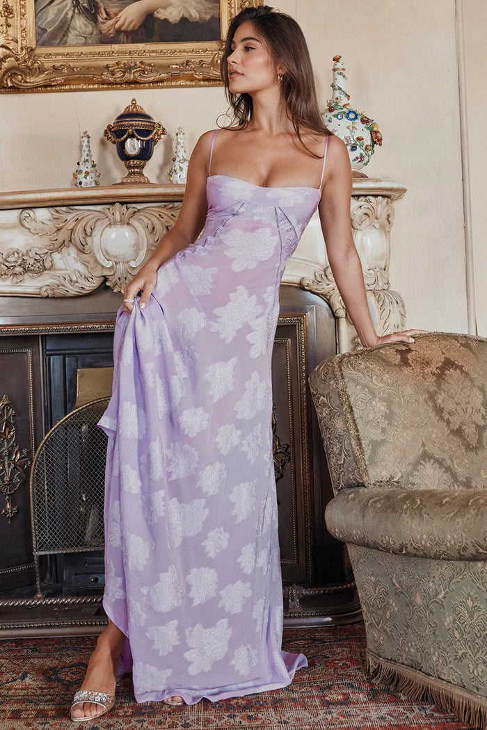 MYA MAXI DRESS - ORCHID