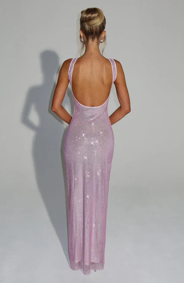 ATHENA MAXI DRESS - PINK